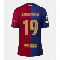 Moški Nogometni dresi Barcelona Lamine Yamal #19 Domači 2024-25 Kratek Rokav